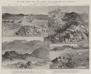 La Guerra de Sudáfrica, la lucha cerca de Machadodorp y Lydenburg